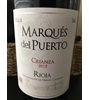 Marques Del Puerto  Crianza Tempranillo 2012